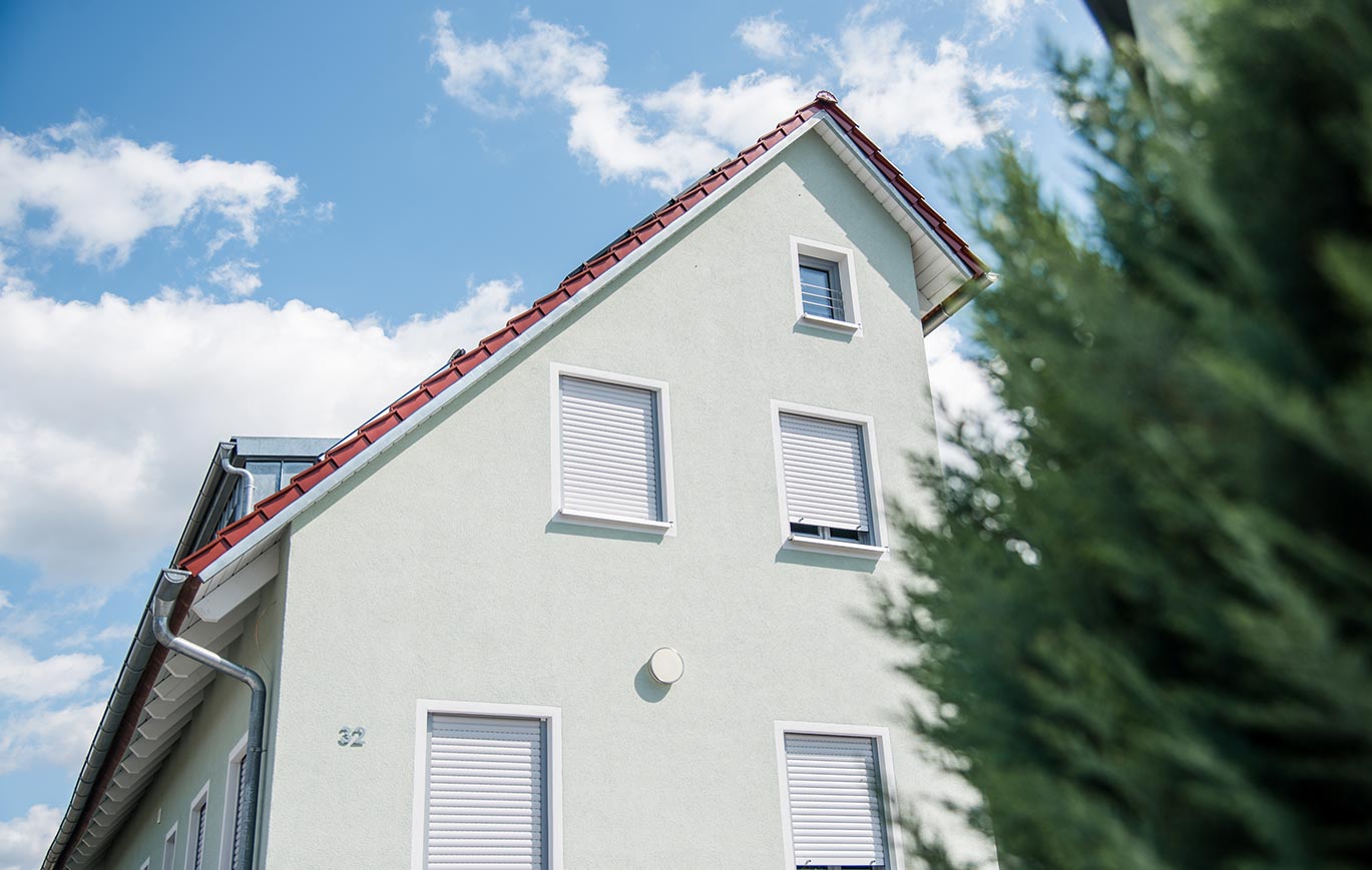 Hausfassade vom "Business Apartment Franken" 